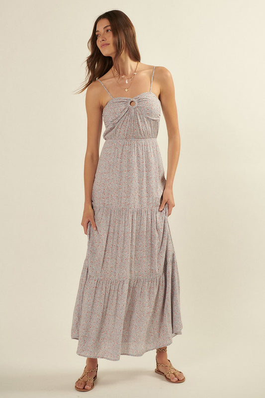Floral Sweetheart Maxi Dress
