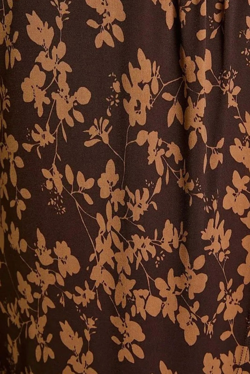 Floral Wrap Dress PLUS