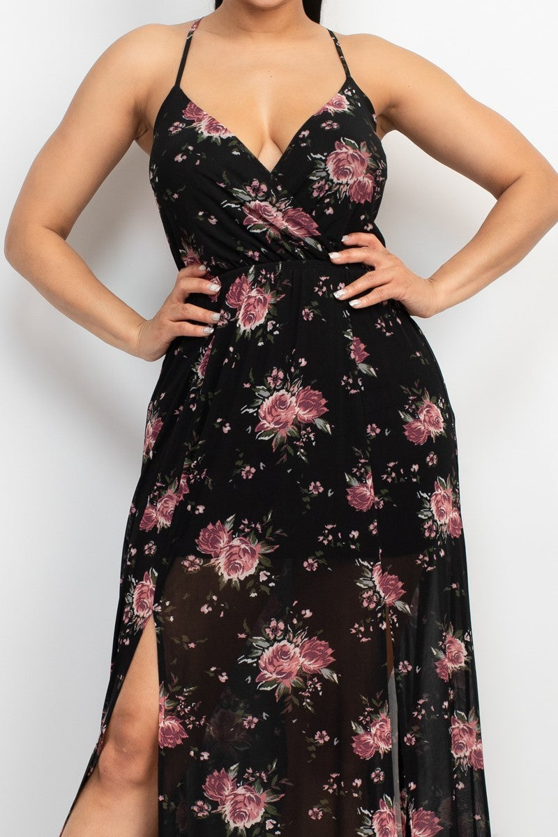 Night Out Floral Maxi Dress