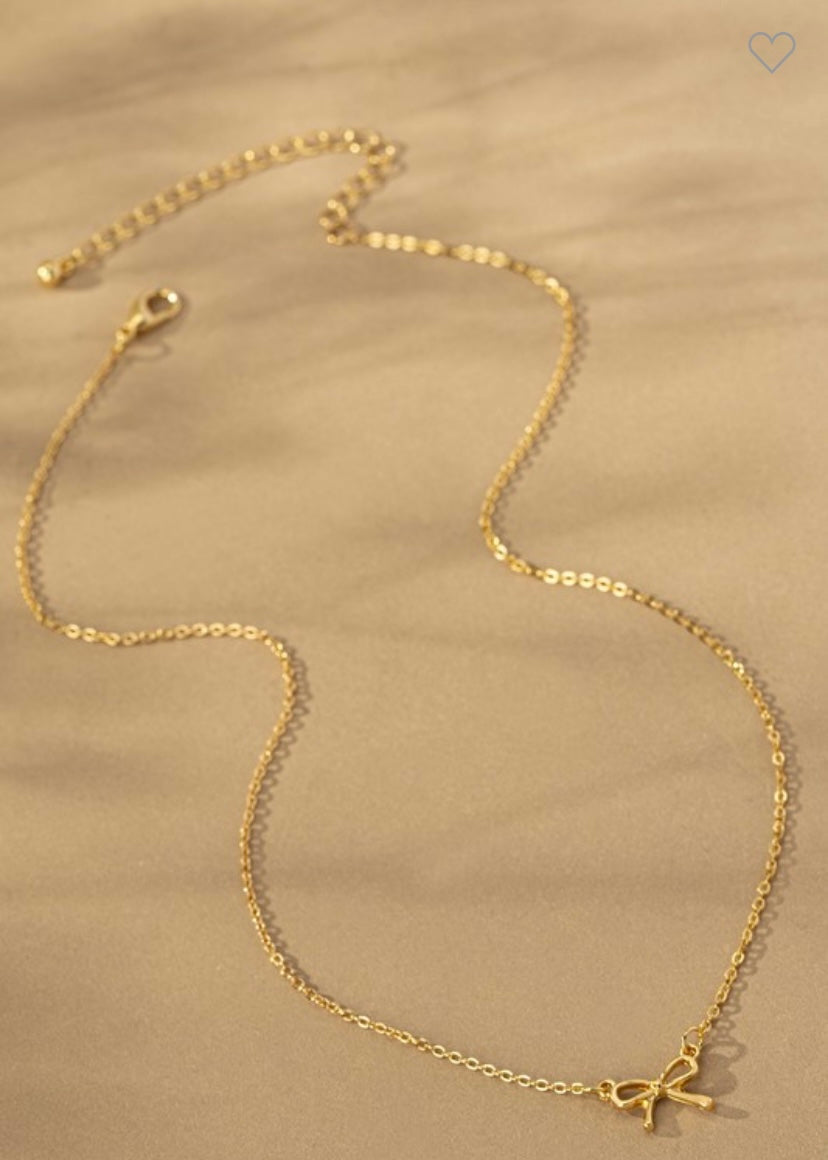 Bow Necklace