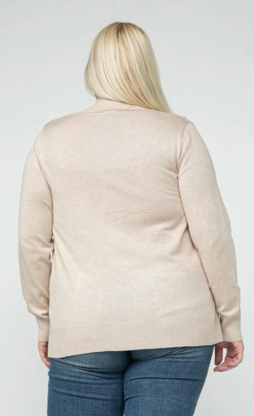 Cielo Cardigan - Brown/PLUS