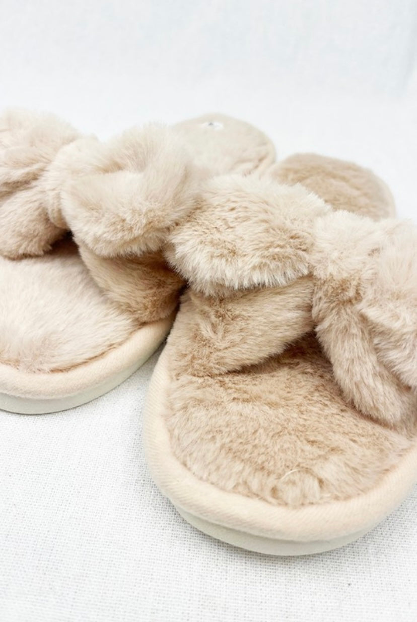 Bow Slippers - various colors