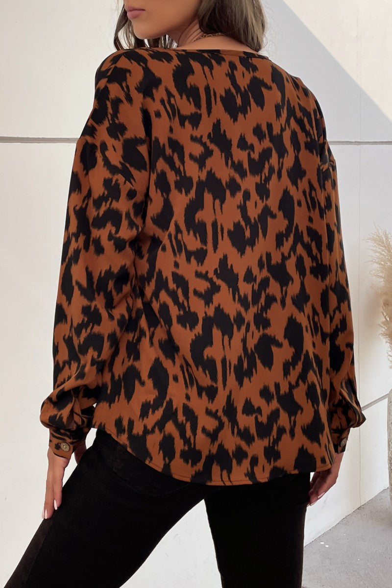 Leopard Blouse