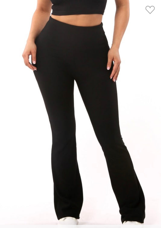 Ribbed Tummy Control Leggings