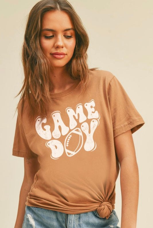 Game Day Tee - Brown