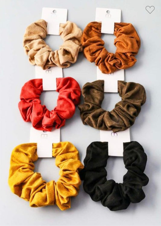 Suede Scrunchie